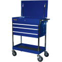 34&quot; Professional 3 Drawer Service Cart - Blue