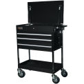 34&quot; Professional 3 Drawer Service Cart - Black