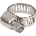 Apache 1/4&quot;, 5/8&quot; 300 Stainless Steel Micro Worm Gear Clamp w/ 5/16&quot; Wide Band, 48016998