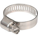 Apache 1/2&quot; -1&quot; 300 Stainless Steel Micro Worm Gear Clamp w/ 5/16&quot; Wide Band, 48017006
