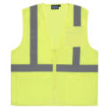 Aware Wear&#174; ANSI Class 2 Economy Mesh Vest, Lime, Size XL