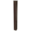 43"H In-Ground Steel Mounting Post, Bronze