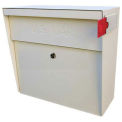 Mail Boss Metro Wall Mount Locking Mailbox, White