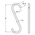 M&W 1/4&quot; S-hook Style A