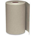 Windsoft Nonperforated Roll Towels, Brown 8&quot; x 800&#39; Rolls 6/Case, WNS12806
