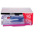 Ziploc Seal Top Storage Bags, 1 Gal., 10-3/4"W x 10-9/16"L, 1.75 Mil, Clear, 250/Pack