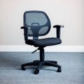 Task Chair with Mesh Back and Fabric Upholstered Seat