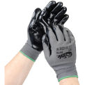 PIP G-Tek&#174; Nitrile Coated Nylon Grip Gloves, Black/Gray, Medium, 12 Pairs
