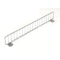 Lozier SWD316-ZNC Wire Shelf Divider, 16&quot;L  x 3&quot;H