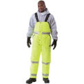 RefrigiWear L2 HiVis Iron-Tuff High Bib Overall Short, HiVisLime-Yellow, 4XL