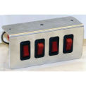 Buyers Products 6391004 Switch Panel, Quad, On-Off Illuminated,