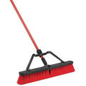 Libman Commercial 823 24&quot; Multi Sweep - Red Brace Handle - Pkg Qty 3
