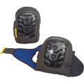 OccuNomix 121 Premium Flat Cap Gel Knee Pads, Black
