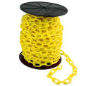 Plastic Chain On A Reel, Yellow, 1-1/2&quot; x 200', Trade Size 6