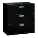 HON Brigade 3 Drawer Lateral File, 42"W, Black, HON693LP