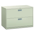 HON Brigade 2 Drawer Lateral File, 36"W, Light Gray, HON682LQ