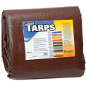 Harpster Of Philipsburg BR12x16 Super Heavy Duty Brown Tarp 8 OZ., 12'x16'