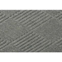 Waterhog Fashion Mat, 3' x 4' x 3/8&quot;, Med Gray