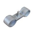 Galvanized Connector for Construction Barrier, 1 Pair