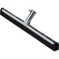 Straight Plated/Black Double Foam Squeegee 18&quot; - Pkg Qty 10
