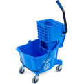 Carlisle 3690814 Mop Bucket/Wringer Combo 26 qt, Blue