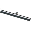 Flo-Pac Straight Blade Black Rubber Squeegee W/ Metal Frame 24&quot;, Black - Pkg Qty 6