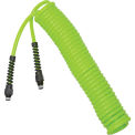 Legacy Mfg. 1/4 X 25' Polyurethane Recoil Hose 1/4 MNPT Flexzilla Green