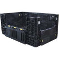 ORBIS Heavy-Duty BulkPak Container, 78&quot;L x 48&quot;W x 34&quot;H, 1500 Lbs. Capacity, Black