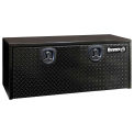 Diamond Tread Aluminum Underbody Truck Box, 18&quot; x 18&quot; x 48&quot;, Black