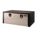 Steel Underbody Truck Box w/SS Door, 24&quot; x 24&quot; x 60&quot;, Black
