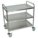 Luxor ST-3. LUXOR Stainless Steel Transport Cart, 37&quot;H