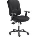 Big & Tall Ergo Manager Chair, Fabric Upholstery, Black