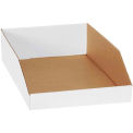 Open Top White Corrugated Bin Box, 12&quot; x 18&quot; x 4-1/2&quot; - Pkg Qty 50