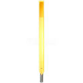 Pexco 8FG566YELSA500 FG500 66&quot; Delineator Post w/ Steel U-Channel Anchor, Ground Mount, Yellow