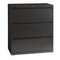 Hirsh Industries Lateral File 36&quot; Wide 3-Drawer, Charcoal, 16066