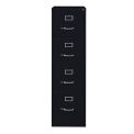 Hirsh Industries 26-1/2&quot; Deep Vertical File Cabinet 4-Drawer Letter Size, Black, 16699