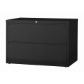 Hirsh Industries Lateral File 42&quot; Wide 2-Drawer, Black, 14995