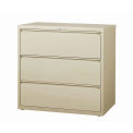 Hirsh Industries Lateral File 42&quot; Wide 3-Drawer, Putty, 14997