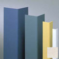 Surface Mounted Corner Guard, 90&#176;, 1-1/2&quot; Wings, 12&#39;H, Pumice, Undrilled Vinyl