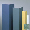 Surface Mounted Corner Guard, 90&#176;, 1-1/2&quot; Wings, 8&#39;H, Teal, Undrilled Vinyl