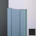End Wall 90&#176; Corners, 2&#39;&#39; Wings, 4&#39;H W/Caps. 6&quot; W, Black