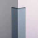 Corner Guard, 90°, 3'' Wings, 12'H W/Caps, Black