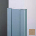 End Wall 90° Corners, 2'' Wings, 12'H W/Caps. 6" W, Mocha
