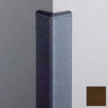 Corner Guard 90°, 2'' Wings, 4'H With Caps, Brown