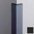 Corner Guard 90°, 2'' Wings, 4'H W/Caps, Black