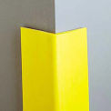 4" Wing Corner Guard, 12'H, Safety Yellow, Heavy Duty Vinyl