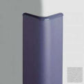 Corner Guard Bullnose 90°, 3'' Wings, 8'H W/Caps, Silver Gray
