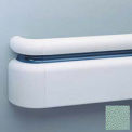 3-Piece Handrail System, Vinyl w/Aluminum Retainer, 6.25&quot; Face 12&#39; Long, Sage Green