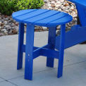 Traditional Adirondack Side Table, Blue