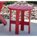 Traditional Adirondack Side Table, Red